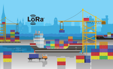 Net Feasa Ltd. designed an IoT network solution enabled by LoRa-based sensors for tracking shipping container activity such as temperature, open/close status and geolocation to improve shipyard operations and increase efficiencies.