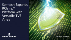 Semtech 借助通用 TVS 阵列扩展其 RClamp® 平台，用于保护工业和电信电子产品 