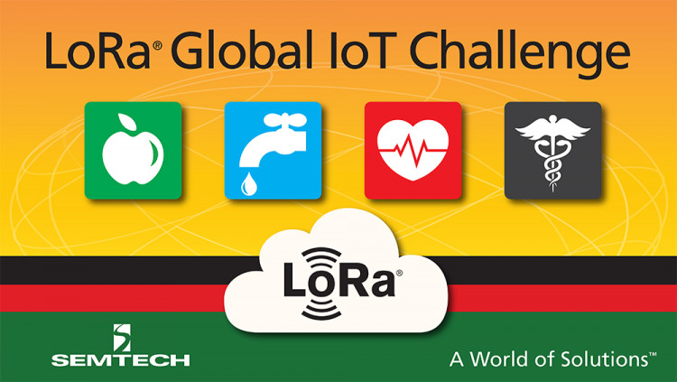 Semtech Technology Featured in Contest for Building a Safer, Smarter, More Sustainable World Second global Internet of Things challenge focuses on solutions in four categories – food, water, health and safety – with winners to be selected by LoRa Alli