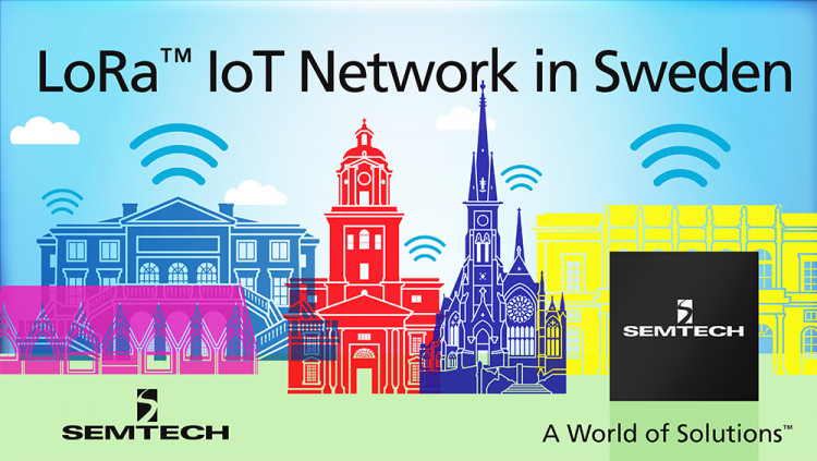 Semtech LoRa® Wireless RF Technology Featured in New Internet of Things Network Planned for Gothenburg Sweden New commercial network from Tele2 and TalkPool AB to be used for a wide range of compelling IoT applications including smart city, public transp