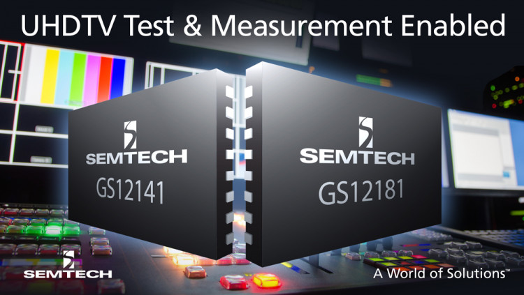 Semtech Enables Leader Electronics’ UHDTV Test and Measurement Platform with Next Generation 12G UHD-SDI Interface Product Portfolio Leader Electronics uses Semtech’s 12G UHD-SDI retiming cable equalizer and cable driver to enable its UHDTV waveform m