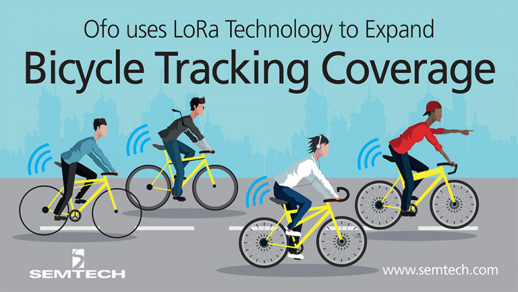 Ofo Adopts Semtech’s LoRa Technology to Expand Bicycle Tracking Coverage The Chinese-based company integrates LoRa Technology to track bicycle locations and reduce operation costs