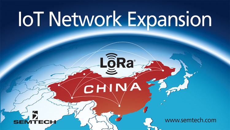 LoRaWAN-based Network Coverage with Semtech’s LoRa Technology Grows in China ThingPark™ China launches an LPWAN IoT Network on the ‘New Silk Road’