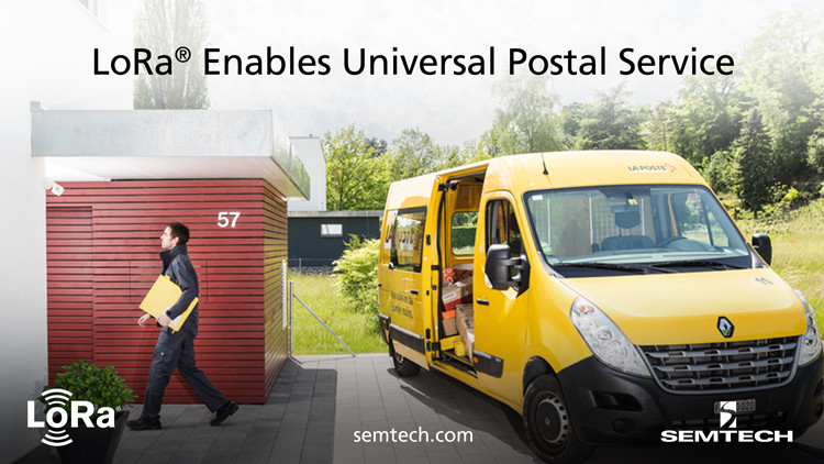 Semtech 与瑞士邮政合作，成功推广环球邮政服务