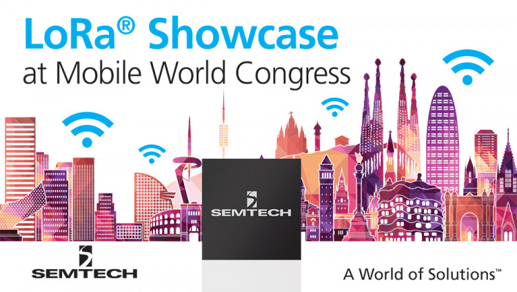 Semtech to Exhibit with LoRaWAN™ Ecosystem at Mobile World Congress Next-generation IoT applications enabled by LoRa® to be displayed in the LoRa Alliance™ IoT Pavilion