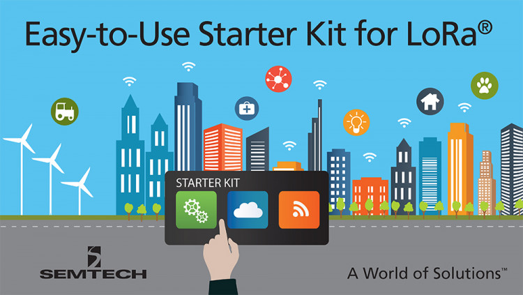 Semtech LoRa® Wireless RF Technology Featured in New Starter Kit for Fast Prototyping of Internet of Things Applications on LoRaWAN™ Networks New LoRa-based starter kit from MultiTech provides the necessary components to quickly build and test smart ci