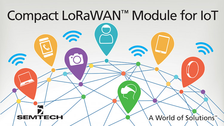 Semtech LoRa® RF Technology for IoT Used in Compact Wireless Module from Murata Low cost module equipped with a LoRa SX1276 transceiver caters to IoT and M2M applications, including smart metering, wearable devices and tracking solutions