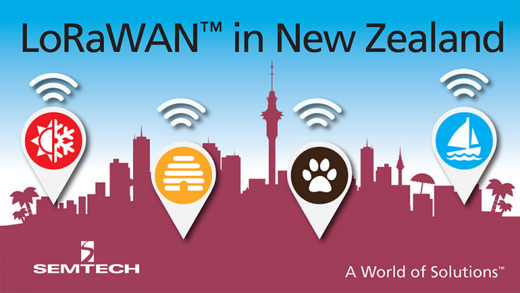 Semtech LoRa® Technology Selected for New IoT Network in New Zealand LoRa Alliance™ Members KotahiNet and Loriot deploy a LoRaWAN™-based network in New Zealand covering more than half the population in a matter of months