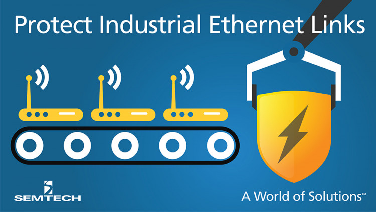 Semtech Expands RailClamp® Platform with RClamp0534N – a 5V, High-Surge Transient Protection Array for Safeguarding Industrial Ethernet Links Semtech’s RClamp0534N helps protect data-line interfaces from dangerous ESD threats