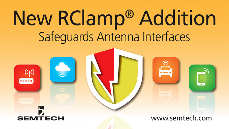 Semtech Unveils New Transient Voltage Suppressor (TVS) Optimized for High Speed Data Lines Newest member of the RClamp® platform used in a variety of end applications including smartphones, tablets, Internet of Things (IoT) end nodes and automotive infot