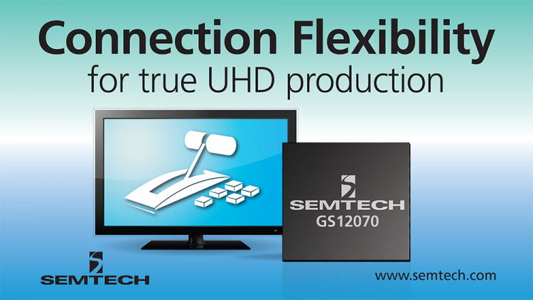 Semtech and Ross Video Bring True UHD Production into the Mainstream Carbonite Black Plus 12G Switcher delivers superior performance and flexibility for emerging UHDTV video applications