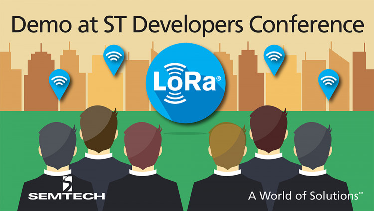 Semtech Demonstrates LoRa® Technology Solution for IoT at ST Developers Conference Semtech’s LoRa Wireless RF Technology enables IoT networks and applications worldwide