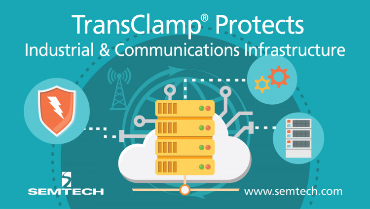 Semtech Expands TClamp Platform to Protect Telecom and Industrial Applications from Surge and ESD Threats Optimized for high surge handling, the new TClamp3312N provides extremely robust transient voltage protection in harsh electrical environments
