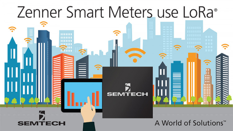 Semtech LoRa® Wireless RF Platform Used in Zenner Smart Measuring Solutions for the Internet of Things Semtech and Zenner technologies expect to accelerate integration of metering and intelligent building solutions with low power, wide area networks inte