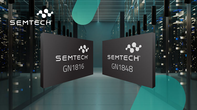 Semtech 宣布用于短距离 400G 和 800G 数据中心应用的一流 FiberEdge® 线性跨阻放大器和激光驱动器已投入生产