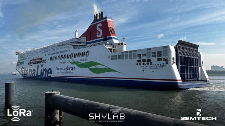 Semtech、SkyLab 和 HeNet 为 Stena Line 船舶提供基于 LoRa® 的多频段网关