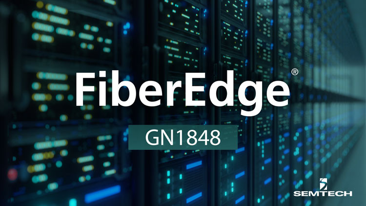 FiberEdge® 线性垂直腔表面发射激光器 (VCSEL) 驱动器，适用于 400G 和 800G 数据中心
