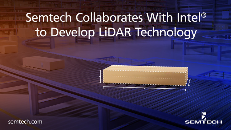 Semtech 与 Intel 合作开发 LiDAR 技术